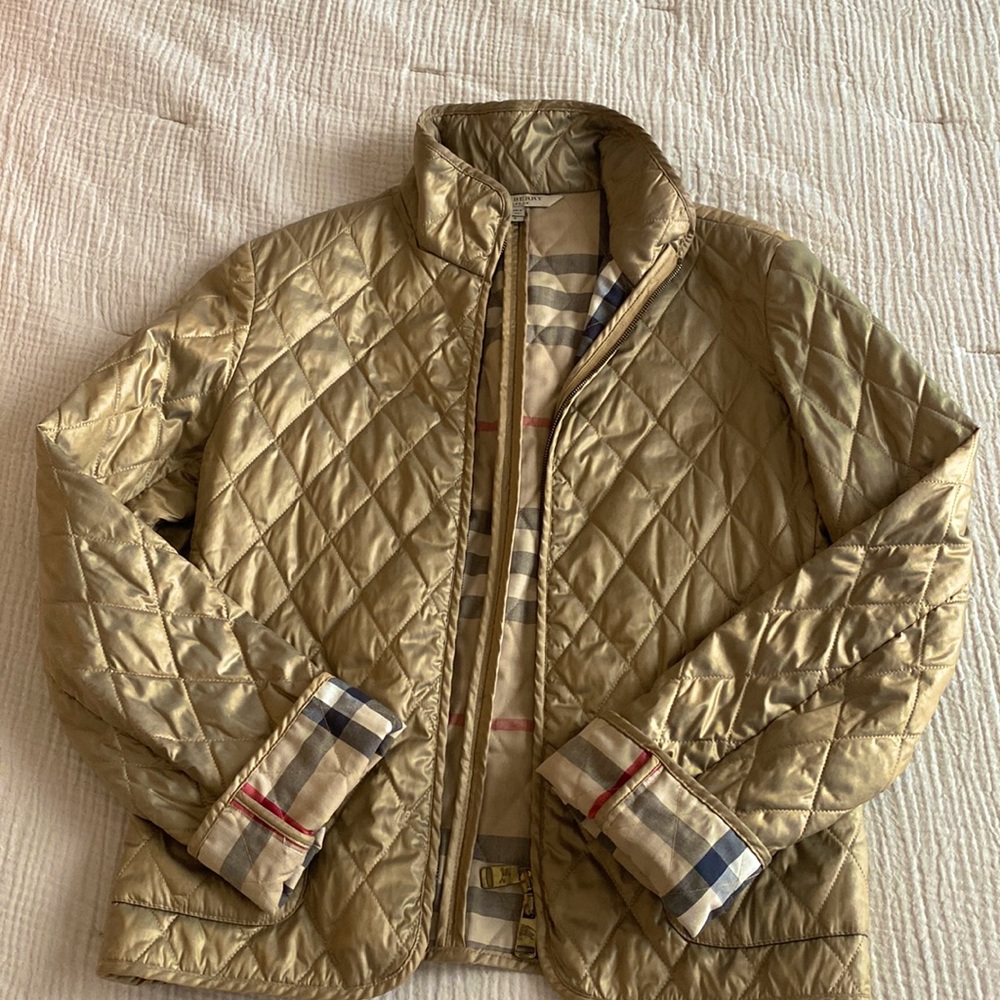Classic Burberry quilted jacket